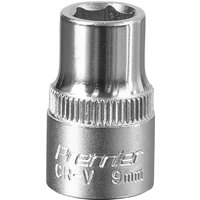 Sealey 3/8" Drive Hexagon WallDrive Socket Metric 3/8" 9mm Sealey 3/8" Drive Hexagon WallDrive Socket Metric 3/8" 9mm