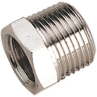 Sealey Nipple 3/8"BSPT Male to 1/4"BSP Female 1/2" BSP Pack of 1 Sealey Nipple 3/8"BSPT Male to 1/4"BSP Female 1/2" BSP Pack of 1
