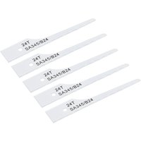 Air Saw Blade 24tpi, Pack of 5 - Sealey