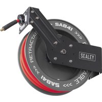 Sealey Retractable Air Line Hose Reel 10mm 15m Sealey Retractable Air Line Hose Reel 10mm 15m