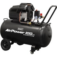 Sealey SAC10002 V-Twin Oil Free Direct Drive Air Compressor 100 Litre 240v Sealey SAC10002 V-Twin Oil Free Direct Drive Air Compressor 100 Litre 240v