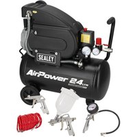 Sealey SAC2420APK Direct Drive Air Compressor 24 Litre 240v Sealey SAC2420APK Direct Drive Air Compressor 24 Litre 240v