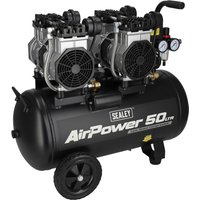 Sealey SAC5001S Oil Free Low Noise Air Compressor 50 Litre