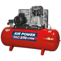 SAC52775B 3 Phase Electric Air Compressor 270 Litre 415v