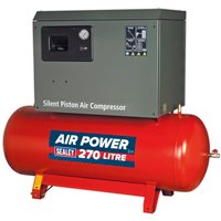 SAC72775BL Low Noise Air Compressor 270 Litre 415v