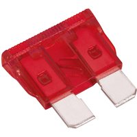 Sealey 10 Amp Automotive Standard Blade Fuse Pack of 50