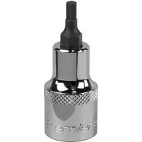 Sealey 1/2" Drive Hexagon Socket Bit 1/2" 4mm Sealey 1/2" Drive Hexagon Socket Bit 1/2" 4mm