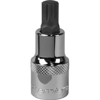 Sealey SBS015 Spline Socket Bit M10 1/2"Sq Drive