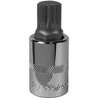 Sealey 1/2" Drive Spline Bit Socket 1/2" M16 Sealey 1/2" Drive Spline Bit Socket 1/2" M16
