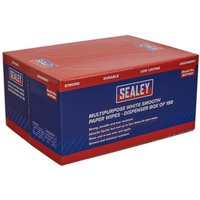 Sealey Smooth White Multi Purpose Paper Wipes Pack of 150 Sealey Smooth White Multi Purpose Paper Wipes Pack of 150