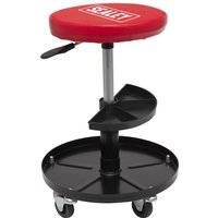 Height Adjustable Mechanics Tool Tray Seat