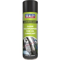 Sealey Multipurpose Clear Fine Oil Lubricant 500ml Sealey Multipurpose Clear Fine Oil Lubricant 500ml