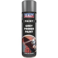 Sealey Primer Aerosol Spray Paint Grey 500ml Sealey Primer Aerosol Spray Paint Grey 500ml