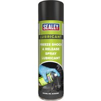 Sealey Freeze Shock and Release Lubricant Spray 500ml Pack of 1 Sealey Freeze Shock and Release Lubricant Spray 500ml Pack of 1