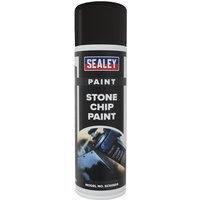 Sealey Stone Chip Protective Aerosol Spray Paint Black 500ml Sealey Stone Chip Protective Aerosol Spray Paint Black 500ml