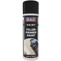 Sealey Filler Primer Aerosol Spray Paint Yellow 500ml Sealey Filler Primer Aerosol Spray Paint Yellow 500ml
