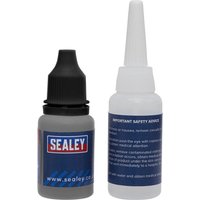 Sealey Fast Fix Two Part Filler and Adhesive Black 10ml Sealey Fast Fix Two Part Filler and Adhesive Black 10ml