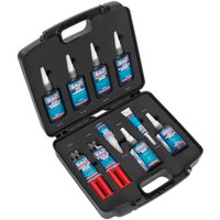 Sealey 10 Piece Adhesive and Sealant Kit Sealey 10 Piece Adhesive and Sealant Kit