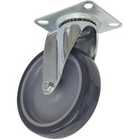 Sealey Swivel Plate Castor Grey 100mm Sealey Swivel Plate Castor Grey 100mm