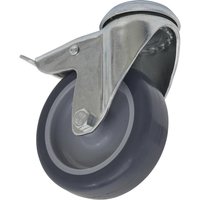 Sealey SCW275SBL Castor Wheel Bolt Hole Swivel with Total Lock Ø75mm