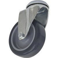 SCW275SB 75mm Castor Wheel with Swivel Bolt Hole - Sealey