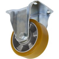 Sealey Fixed Plate Castor Polyurethane 125mm Sealey Fixed Plate Castor Polyurethane 125mm