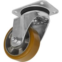 Sealey Swivel Plate Castor Polyurethane 125mm Sealey Swivel Plate Castor Polyurethane 125mm