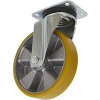 Sealey Swivel Plate Castor Polyurethane 200mm Sealey Swivel Plate Castor Polyurethane 200mm