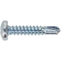 Sealey Pan Head Phillips Zinc Plated D7504N Self Drilling Screws 4.8mm 25mm Pack of 100 Sealey Pan Head Phillips Zinc Plated D7504N Self Drilling Screws 4.8mm 25mm Pack of 100