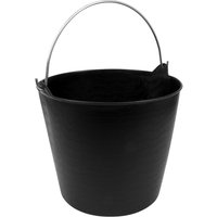 Sealey Metal Handle Heavy Duty Flexi Tub 26l Black Sealey Metal Handle Heavy Duty Flexi Tub 26l Black