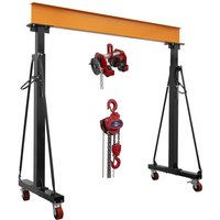 Portable Adjustable Gantry Frame Trolley Hoist Combo 3 Tonne