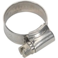 Sealey Stainless Steel Hose Clips 12mm - 22mm Pack of 10 Sealey Stainless Steel Hose Clips 12mm - 22mm Pack of 10