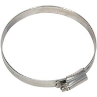 Sealey Stainless Steel Hose Clips 80mm - 100mm Pack of 5 Sealey Stainless Steel Hose Clips 80mm - 100mm Pack of 5