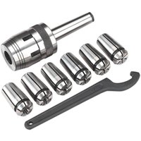 Sealey MT2-M10 Mill Chuck Set for SM2503 Mini Mill Sealey MT2-M10 Mill Chuck Set for SM2503 Mini Mill