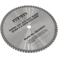 Sealey Cut-Off Saw Blade 355mm 72T 25.4mm Sealey Cut-Off Saw Blade 355mm 72T 25.4mm
