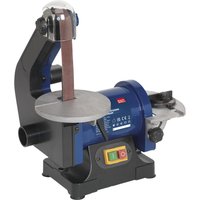 Sealey SM750 125mm Bench Belt and Wheel Sander 240v Sealey SM750 125mm Bench Belt and Wheel Sander 240v