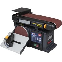 Sealey SM914 150mm Bench Belt and Wheel Sander 240v Sealey SM914 150mm Bench Belt and Wheel Sander 240v