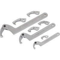 Sealey 11 Piece Adjustable C Spanner Hook and Pin Wrench Set Sealey 11 Piece Adjustable C Spanner Hook and Pin Wrench Set
