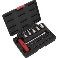 18 Piece 3 8" Drive T Handle Socket Bit Set