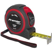 Sealey Heavy Duty Tape Measure Imperial & Metric 26ft / 8m 25mm Sealey Heavy Duty Tape Measure Imperial & Metric 26ft / 8m 25mm