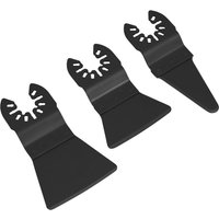 Sealey 3 Piece OIS Oscillating Multi Tool Scraping Blade Set Sealey 3 Piece OIS Oscillating Multi Tool Scraping Blade Set