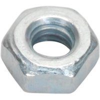 Sealey Din 934 Zinc Plated Steel Nuts M3 Pack of 100 Sealey Din 934 Zinc Plated Steel Nuts M3 Pack of 100