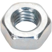 Sealey Din 934 Zinc Plated Steel Nuts M6 Thread Pack of 100 Sealey Din 934 Zinc Plated Steel Nuts M6 Thread Pack of 100