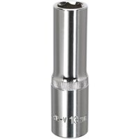 1 2" Drive Deep Hexagon WallDrive Socket Metric 1 2" 13mm