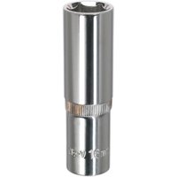 WallDrive Socket 16mm Deep 1/2' Square Drive Fully Polished - Sealey