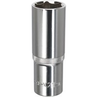 Sealey 1/2" Drive Deep Hexagon WallDrive Socket Metric 1/2" 21mm