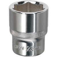 1 2" Drive Hexagon WallDrive Socket Metric 1 2" 23mm