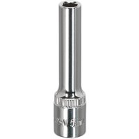 Sealey 1/4" Drive Polished Deep Hexagon WallDrive Socket Metric 1/4" 5mm Sealey 1/4" Drive Polished Deep Hexagon WallDrive Socket Metric 1/4" 5mm