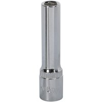 Sealey 1/4" Drive Polished Deep Hexagon WallDrive Socket Metric 1/4" 6mm Sealey 1/4" Drive Polished Deep Hexagon WallDrive Socket Metric 1/4" 6mm