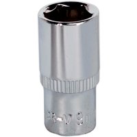 Sealey 1/4" Drive Hexagon WallDrive Socket Metric 1/4" 9mm